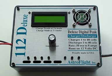 112 DELUXE NICAD/NIMH CHARGER/DISCHARGER