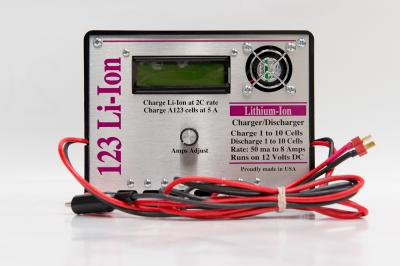 123 LITHIUM ION CHARGER FOR A123 CELLS